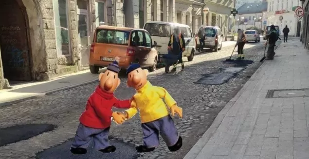 Ulica Komorowicka - mem znaleziony w internecie