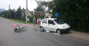 Wypadek w Jasienicy - 2.08.2017