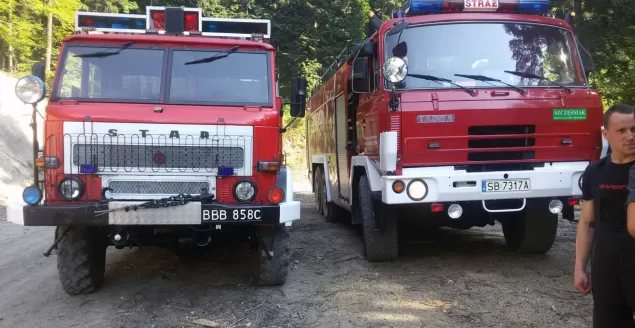 osp lipnik, pożar lasu