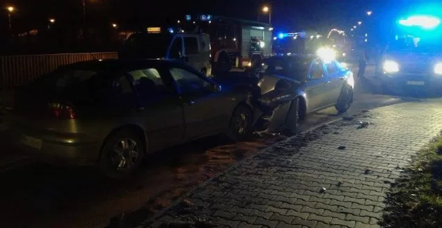 wypadek, radiowóz