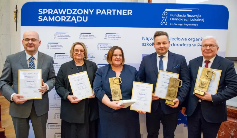 Nagrodę dla Bielska-Białej odebrał wiceprezydent miasta Przemysław Kamiński