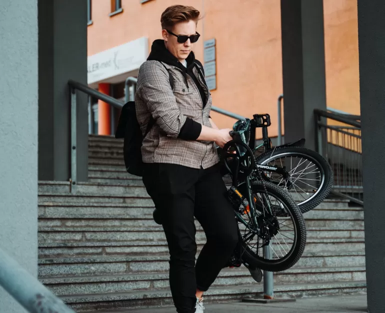 rower składany elektryczny