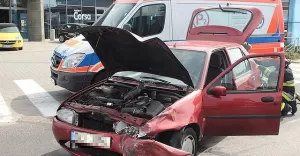 Wypadek na ul. Warszawskiej