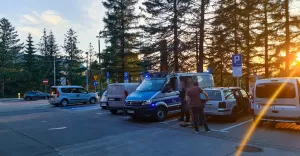 Akcja policji przy ul. Górskiej - 20.06.2021