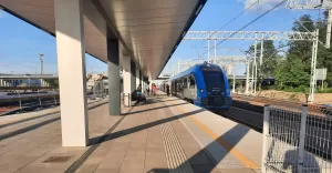Zatrzymany pociąg na stacji w Czechowicach-Dziedzicach - 22.06.2022