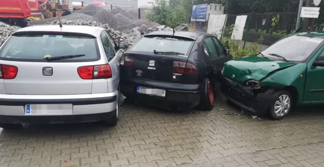 Kolizja w Pisarzowicach - 1.09.2020