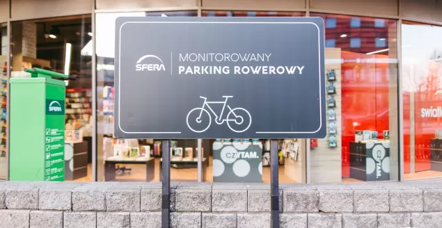 Monitorowany parking rowerowy przy Galerii Sfera