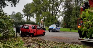Wandale uszkodzili samochód