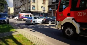 Zderzenie czterech samochodów na ul. Batorego