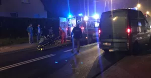 Potrącenie na ul. Czerwonej - 23.11.2017