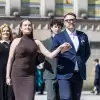 [FOTO, WIDEO] Krok w dorosłość - bielscy maturzyści tańczą poloneza z prezydentem