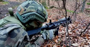 Jednostka Strzelecka 3027 z Bielska-Białej w Cygańskim Lesie. Spokojnie to tylko ćwiczenia