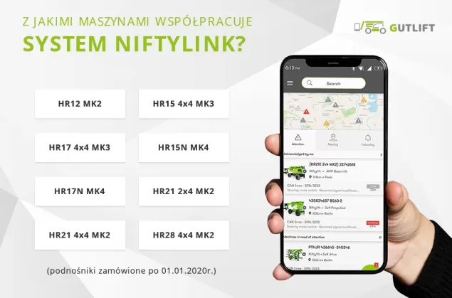 Niftylink - poznaj narzędzie Niftylift dla optymalizacji floty