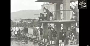 Sportowe emocje sprzed lat - XVI Mistrzostwa Polski w pływaniu na basenie Panorama w 1937 r.
