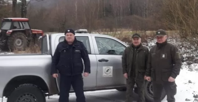 "Bezpieczny las" - wspólne działania policjantów i strażników leśnych