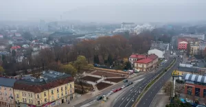 Park Włókniarzy w Bielsku-Białej - 23.11.2022