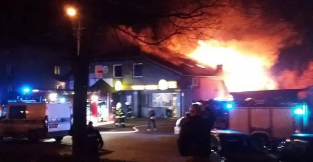 Pożar domu przy ul. Wyspiańskiego