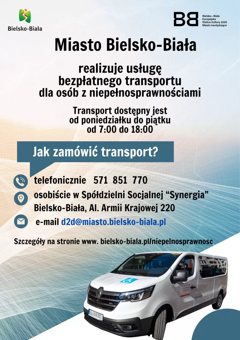 Bielsko-Biała stawia na integrację: darmowa komunikacja miejska dla osób niepełnosprawnych