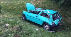 Wypadek w Rudzicy na Strumieńskiej - 17.05.2018
