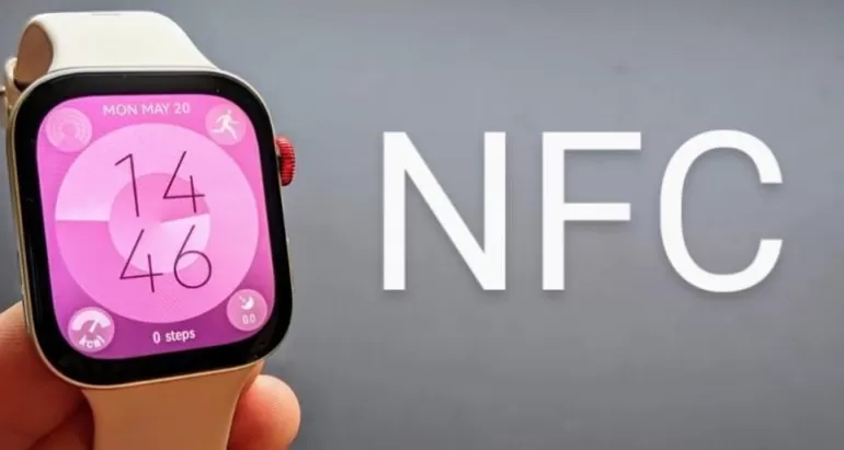 Smartwatcha do płatności zbliżeniowych - NFC