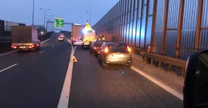 Poranne utrudnienia na obwodnicy - 23.02.2018