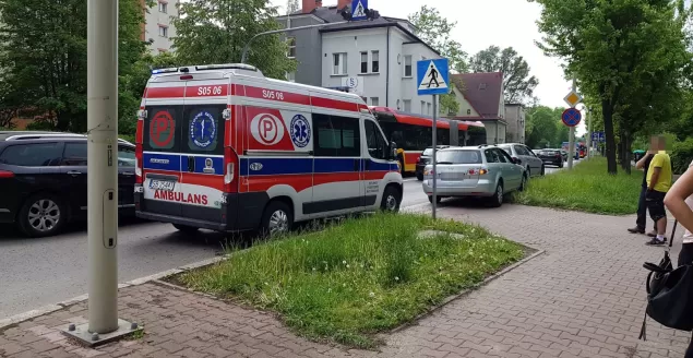 Kolizja i potrącenie na Piastowskiej - 10.05.2018