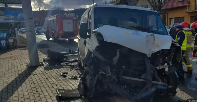 Kraksa na Bystrzańskiej - 12.02.2020
