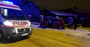 Kolizja przy ul. Orzeszkowej - 6.01.2019