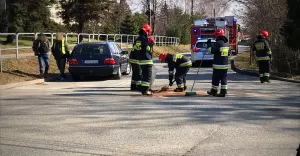 Kolizja na skrzyżowaniu Filarowej z Kolumnową