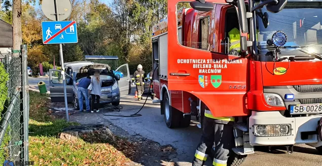 Pożar samochodu - 18.10.2019