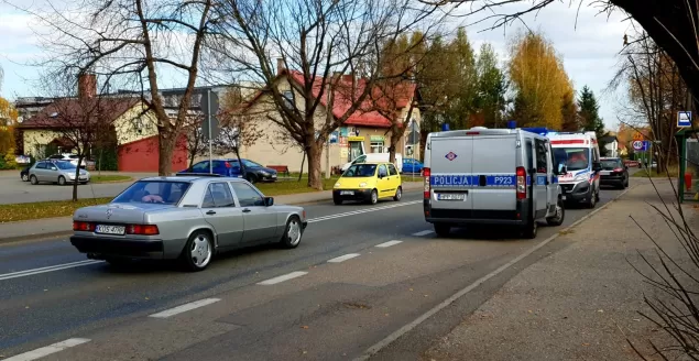 Potrącenie przy ul. Wyzwolenia - 2.11.2018