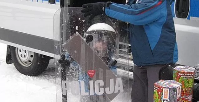 Policjanci na rzecz WOŚP