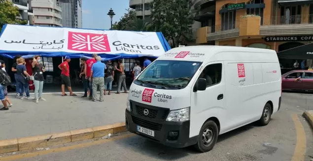 Caritas zbierze środki na rzecz poszkodowanych z Bejrutu