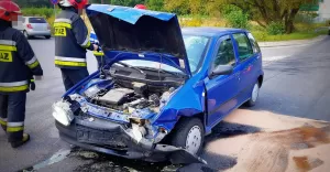 Wypadek na granicy Bielska i Mazańcowic