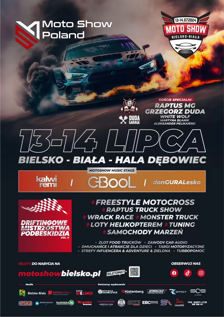 Moto Show Bielsko-Biała 2024: weekend pełen adrenaliny i motoryzacyjnych emocji