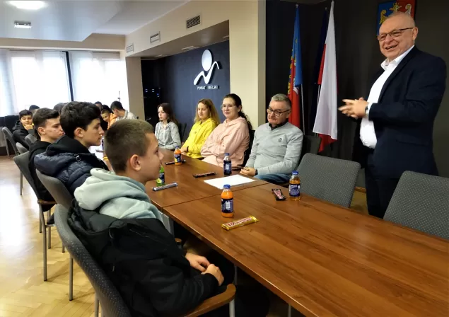 Nietypowa lekcja w... Starostwie Powiatowym w Bielsku-Białej