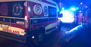 Potrącenie na ul. Cieszyńskiej - 2.02.2018