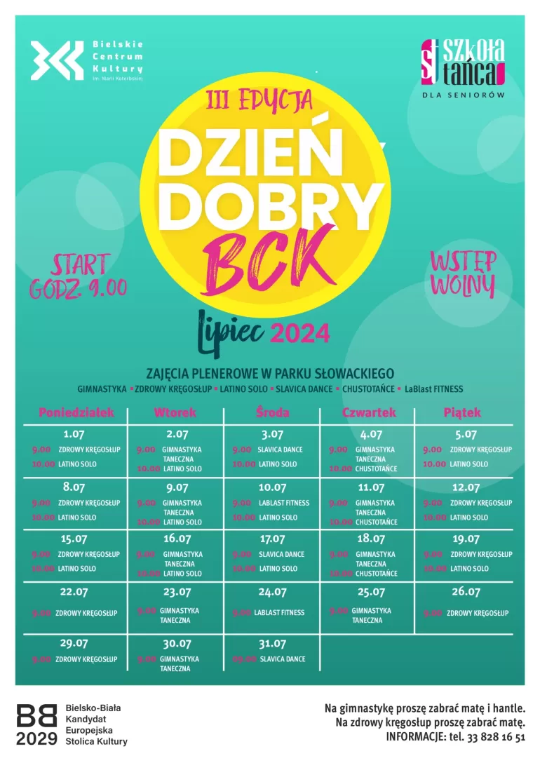 Zatańcz na dzień dobry razem z BCK. Rusza cykl tanecznych poranków