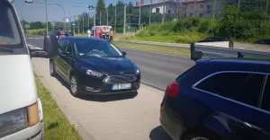 Wypadek na al. Andersa - 11.06.2019