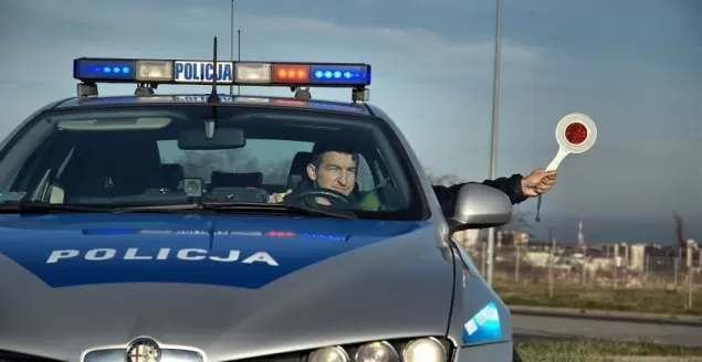 kontrola drogowa, policja