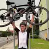 [WIDEO] Przejechał na rowerze 1200 kilometrów w 70 godzin! Wszystko aby pomóc małemu Kazikowi