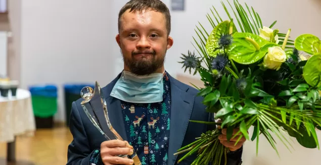 Filip Walecki zwycięzcą konkursu "Sukces nie zna barier 2021"