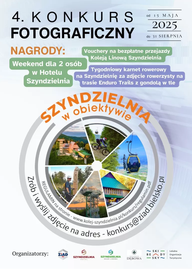 Konkurs foto Szyndzielnia pomarancz2025 plakat