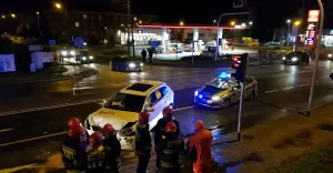 Wypadek na Żywieckiej - 20.11.2017