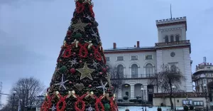 bielskobiała,bielsko,zamek,plchrobrego,choinka,grudzień,śnieg,ilovebb,fotodnia,instagram