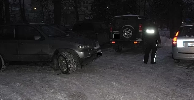 Pijany kierowca w BMW