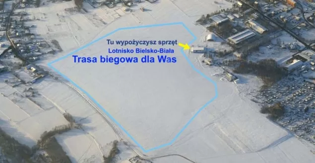 Trasa do narciarstwa biegowego na lotnisku