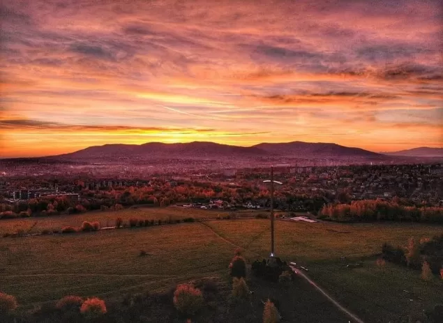 PocztowkazBielska,Bielsko,BielskoBiała,TrzyLipki,Beskidy,WschódSłońca,LoveBB,fotodnia,instagram