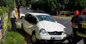 Wypadek na Lenartowicza - 18.08.2017