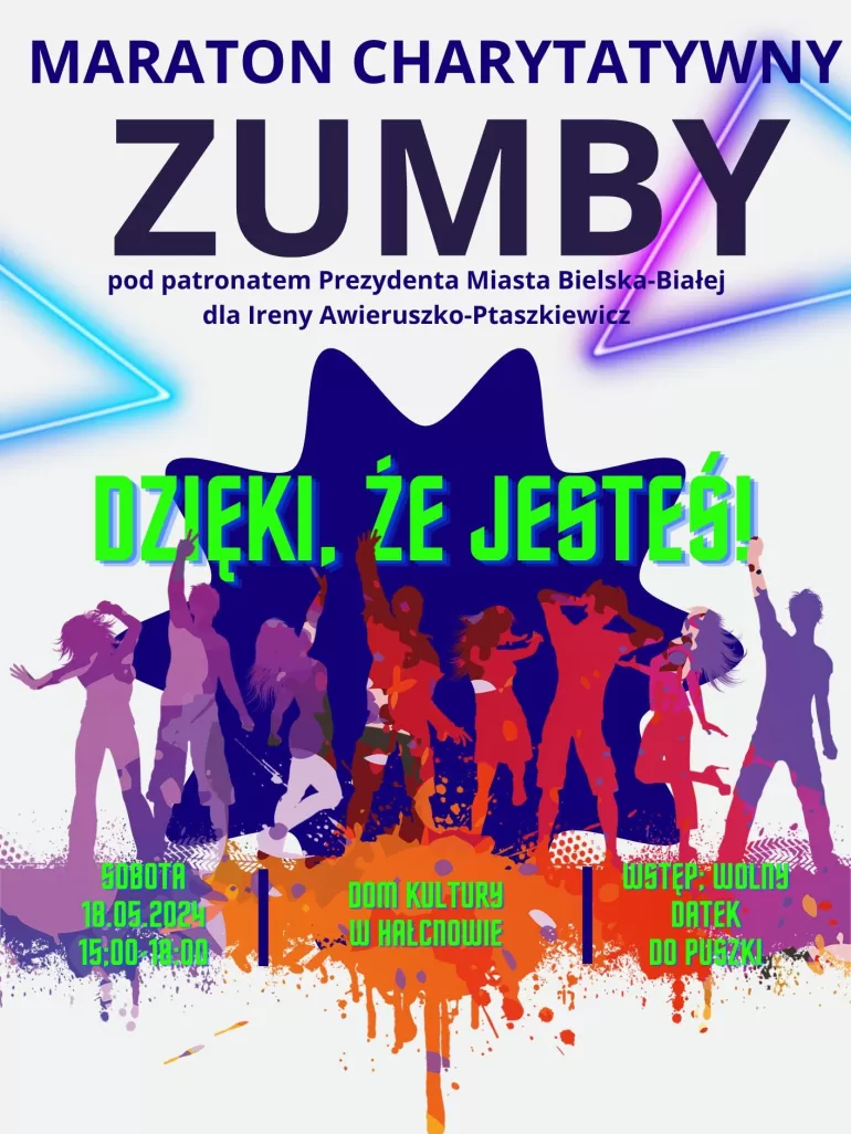 Charytatywny maraton Zumby. W domu kultury w Hałcnowie